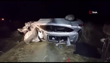 Asker eğlencesi dönüşü feci kaza!