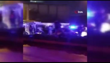 Hatay'da göreve giden polisleri taşıyan midibüs devrildi: 25 yaralı