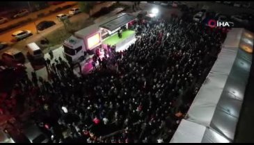 Depremde bin 10 kişinin öldüğü Osmaniye'de acı anma