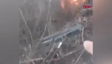 İstanbul'da otomobil şarampole yuvarlanarak takla attı