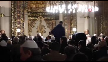 Miraç Kandili'nde Ulu Camii doldu taştı