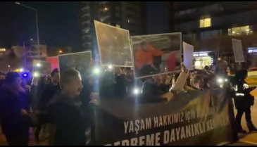 Nilüfer Kent Konseyi 6 Şubat için yürüdü