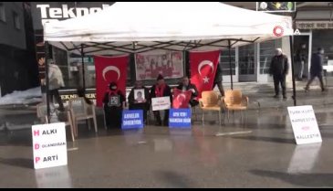 Muşlu ailelerin evlat nöbeti devam ediyor