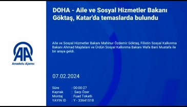 Bakan Göktaş, Katar'da temaslarda bulundu
