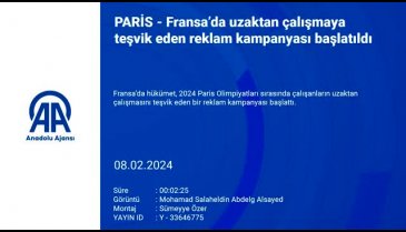 Fransa'da uzaktan çalışmaya teşvik kampanyası!