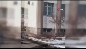 Van'da okuldan yükselen dumanlar paniğe neden oldu