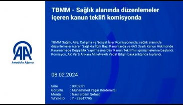 Sağlık alanında düzenlemeler içeren kanun teklifinin görüşmelerine başlandı