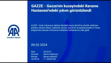 Gazze'de el-Kerame Hastanesi kullanılamaz hale geldi