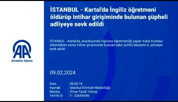 İstanbul'da İngiliz öğretmeni öldürüp intihar girişiminde bulunan şüpheli adliyeye sevk edildi