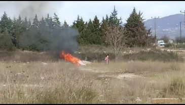 Bursa'da araziye çadır kuran Roman vatandaşlar için dozerli önlem!