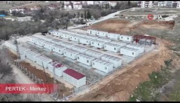 Tunceli'de konteyner kent yapımına başlandı