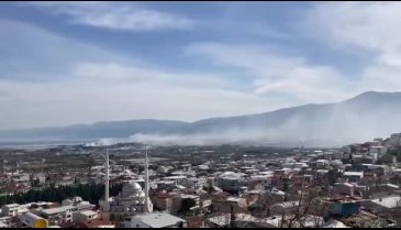Bursa'da gün boyu yükselen yoğun dumanlar panik yarattı!