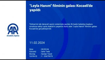 "Leyla Hanım" filminin galası Kocaeli'de yapıldı