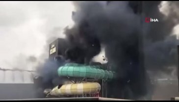 İsveç'teki su parkında şiddetli yangın