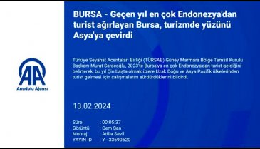 Bursa, turizmde yüzünü Asya'ya çevirdi