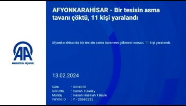 Afyonkarahisar'da Köfteci Yusuf'un asma tavanı çöktü, 11 kişi yaralandı