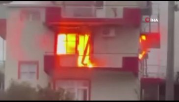 Antalya'da evde yangın çıktı! 1 ölü, 1 yaralı