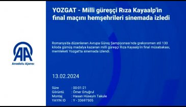 Rıza Kayaalp'in final maçını sinemada izlediler