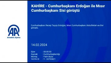 Cumhurbaşkanı Erdoğan Kahire'de