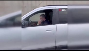 İzmir'de direksiyon başında uçucu madde içen sürücü serbest kaldı