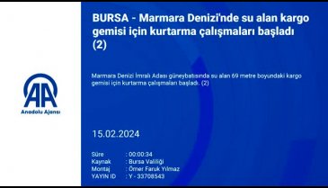 Marmara Denizi'nde alarm: Kargo gemisi su alarak battı! -2