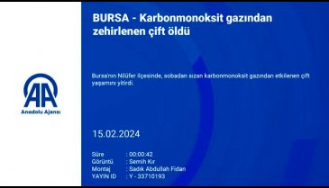 Bursa'da sobadan zehirlenen yaşlı çift hayatını kaybetti