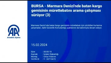 Batan geminin arama-kurtarma çalışmaları havadan ve denizden sürüyor