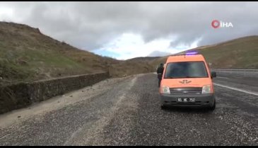 Muş'ta heyelan meydana gelen alanda inceleme başlatıldı