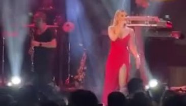 İrem Derici sahneden sevgilisine yanaşan kadını uyardı: Manitama yaklaşma