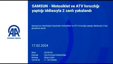 Bursa&nbsp;ve Yalova'dan motosiklet ve ATV hırsızlığı yapan 2 zanlı Samsun'da yakalandı