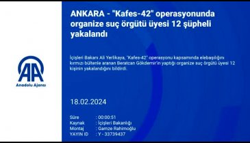 İstanbul'da KAFES-42 operasyonu! 12 kişi yakalandı