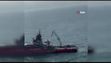 Bursa'da kayıp mürettebatı aramak için bölgeye İHA sevk edildi