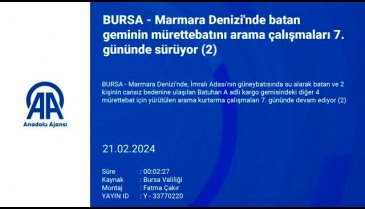 Bursa'da batan gemi ile ilgili flaş karar! Battığı yerde kalacak