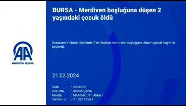 Bursa'da 2 yaşındaki çocuk merdivenden düşerek hayatını kaybetti