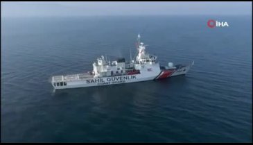 Bursa'da batan gemide arama çalışmaları sualtından böyle görüntülendi