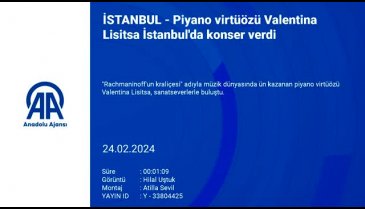 Valentina Lisitsa İstanbul'da konser verdi