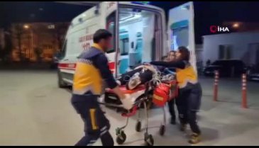 Bursa'da kontrolden çıkan motosiklet devrildi, sürücü ağır yaralı