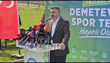 Bursa'da Yıldırım Belediyesi'nden Demetevler Mahallesine Spor tesisi