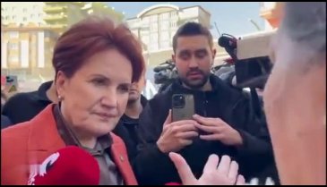 Akşener ile vatandaş arasında tartışma!