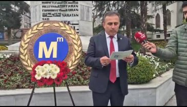 Bursa SMMMO'dan muhasabe haftasına özel çelenk takdimi gerçekleştiriliyor
