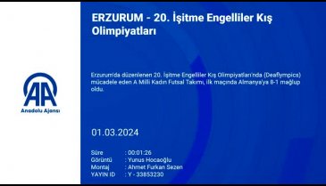A Milli Kadın Futsal Takımı, Almanya'ya 8-1 mağlup!