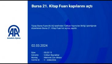 Bursa 21. Kitap Fuarı başladı