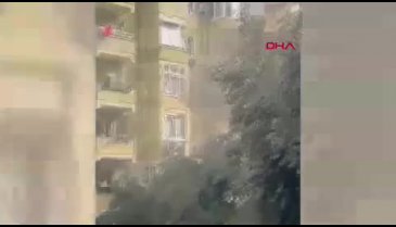 Antalya'da apartman dairesinde yangın çıktı