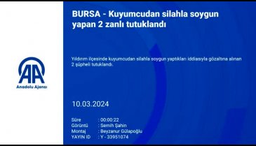 Bursa'da silahlı soyguncular tutuklandı!