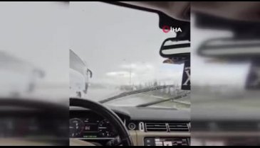 Bursa'da sağanak yağış yerini doluya bıraktı