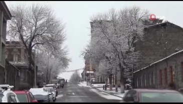 Kars'ta ağaçlar kırağı tuttu, kartpostallık görüntüler oluşturdu