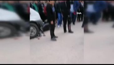 Bursa'da polisten kaçarken kaza yaptı!