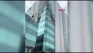 İstanbul'da bir iş merkezinde yangın çıktı!