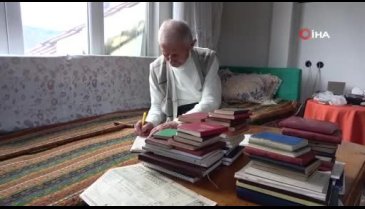 Ordu'da 72 yıldır her gün aksatmadan günlük tutuyor