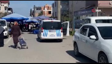 Kocaeli'de 2 yaşındaki afacan emniyeti peşine taktı, pazarı karıştırdı